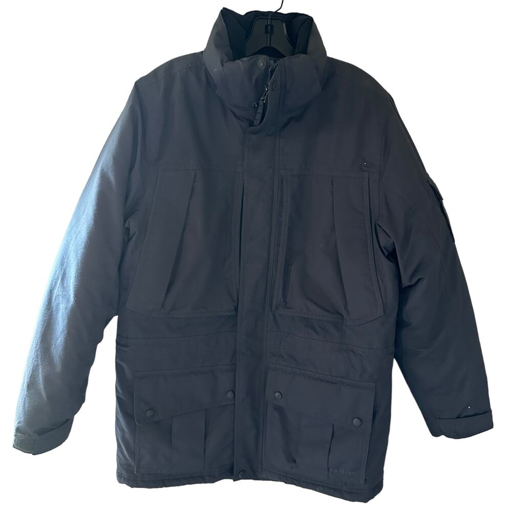 LL Bean | Size S Goose Down Heavy Puffer Jacket Gray Work Travel Jacket Chore